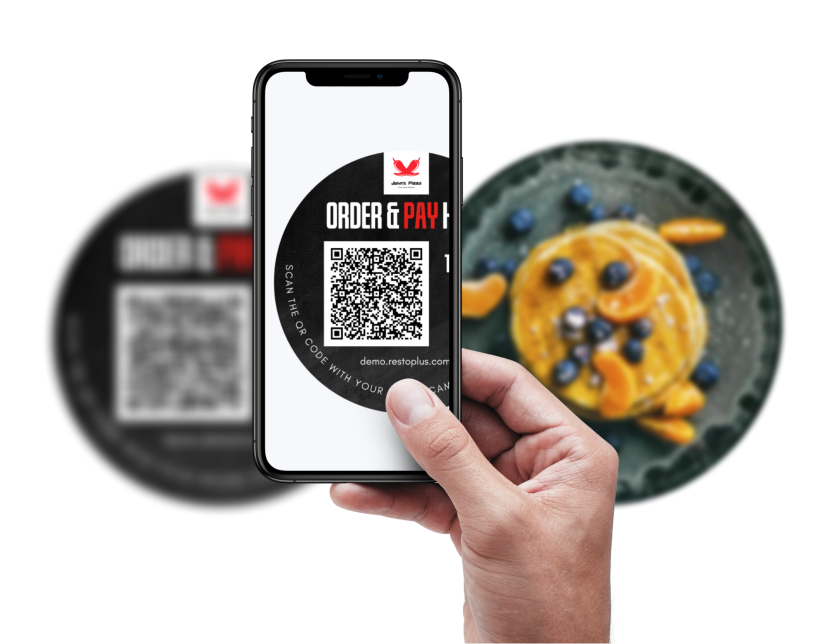 qr code table ordering detailed product image